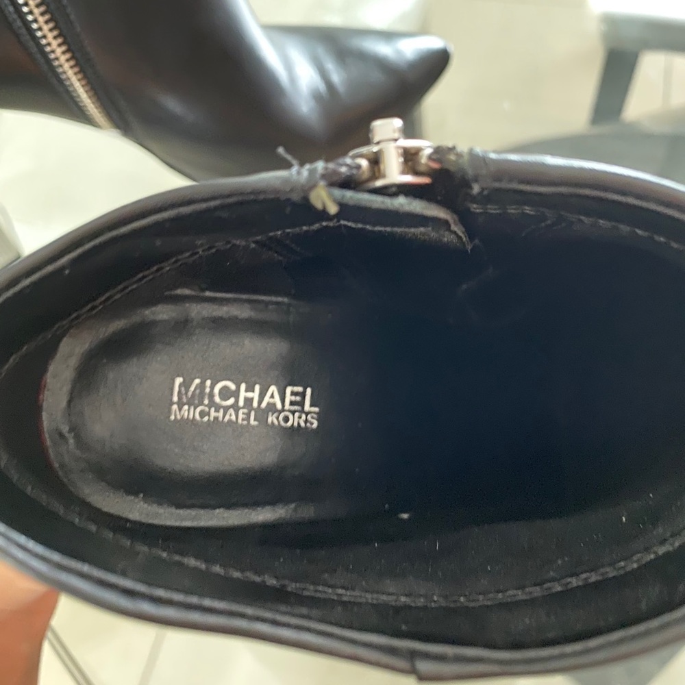 Micheal Kors Black Booties
